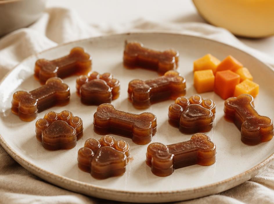 Gomitas de pera y jengibre