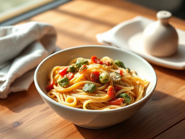 Pasta con verduras