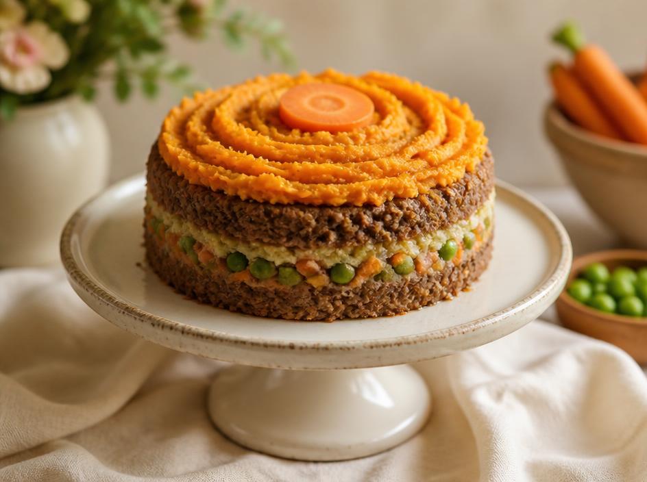 Torta de pavo y batata